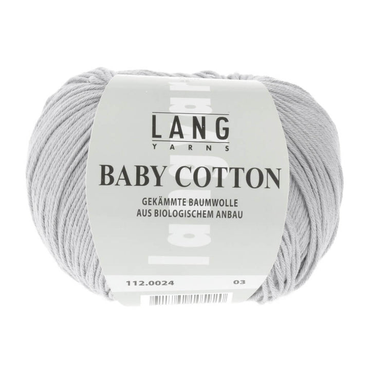 Lang Yarns Baby Cotton 50g 112.0024 - Hellgrau Lieblingsgarn