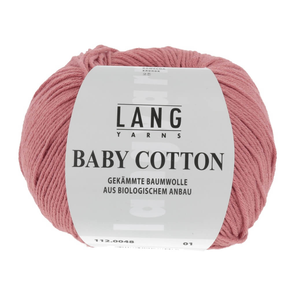 Lang Yarns Baby Cotton 50g 112.0048 - Altrosa Lieblingsgarn