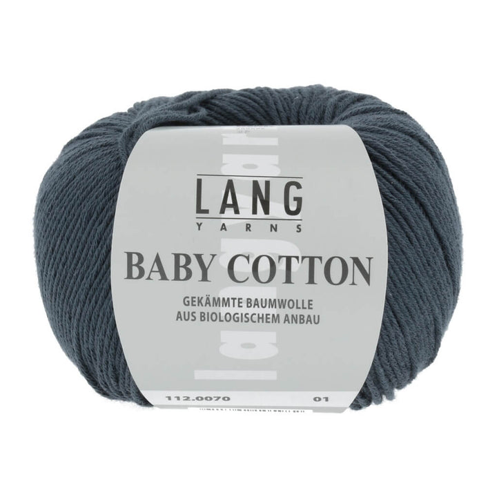 Lang Yarns Baby Cotton 50g 112.0070 - Dunkelgrau Lieblingsgarn