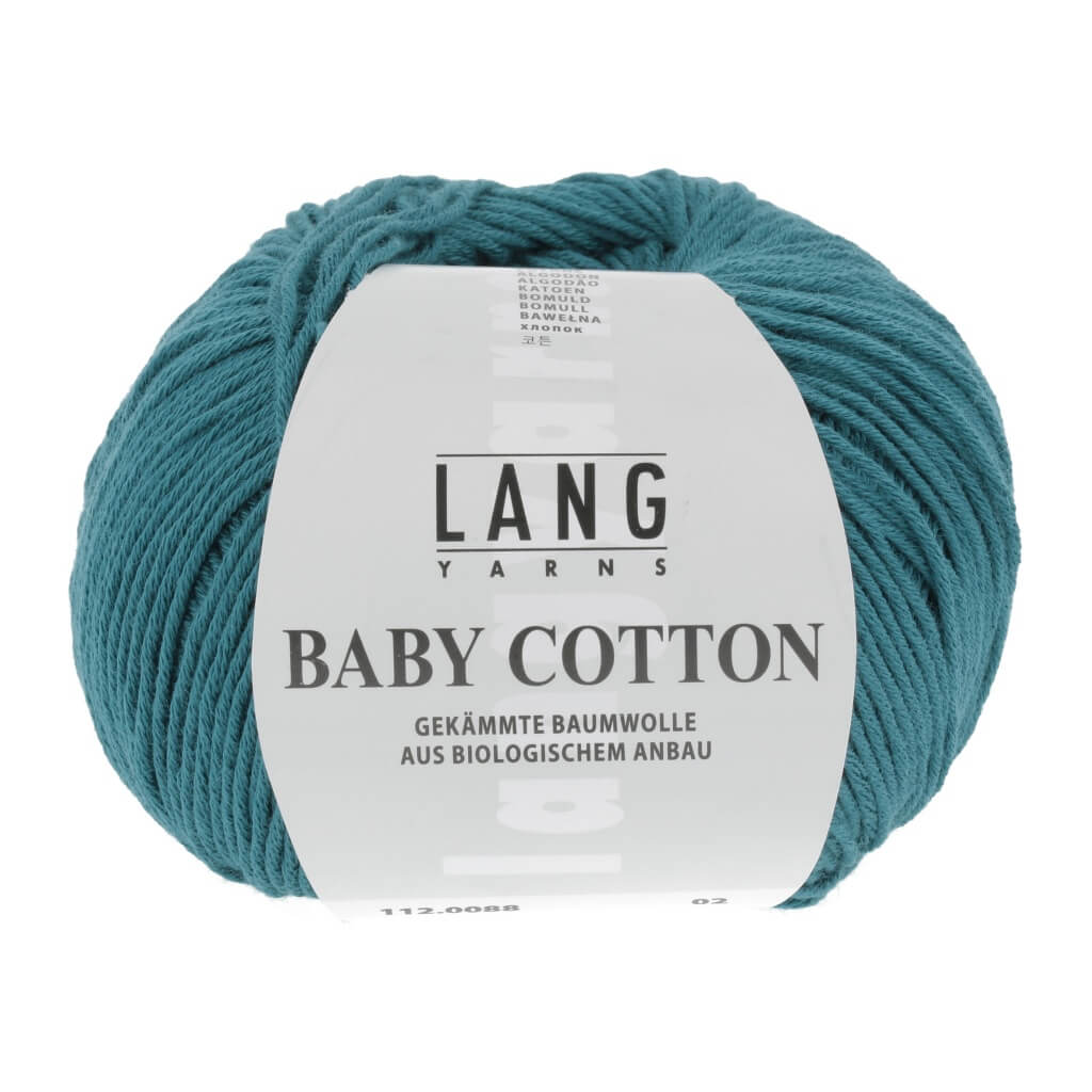 Lang Yarns Baby Cotton 50g 112.0088 - Petrol Lieblingsgarn