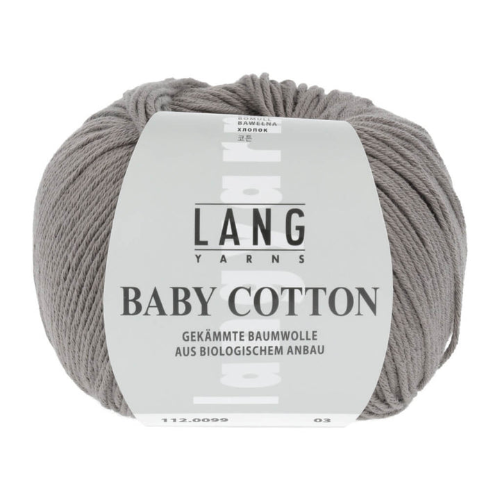 Lang Yarns Baby Cotton 50g 112.0099 - Schlamm Lieblingsgarn