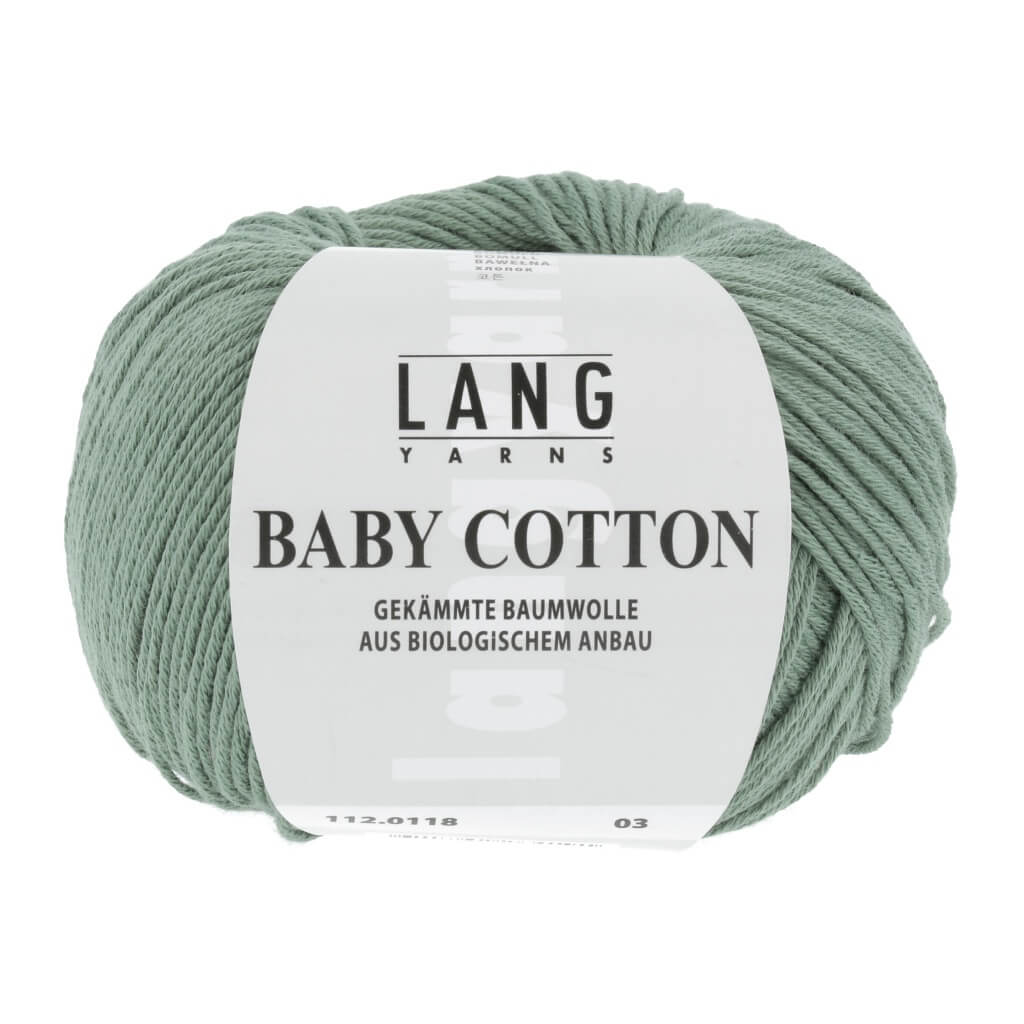 Lang Yarns Baby Cotton 50g 112.0118 - Salbei Lieblingsgarn