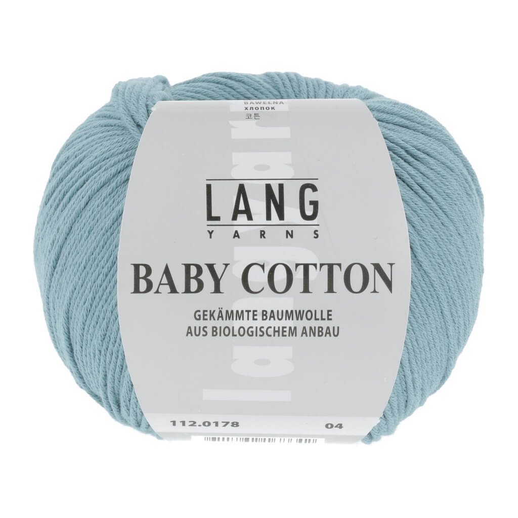 Lang Yarns Baby Cotton 50g 112.0178 - Türkis Lieblingsgarn