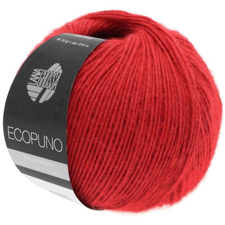 Lana Grossa Ecopuno 50g 6 - Rot Lieblingsgarn