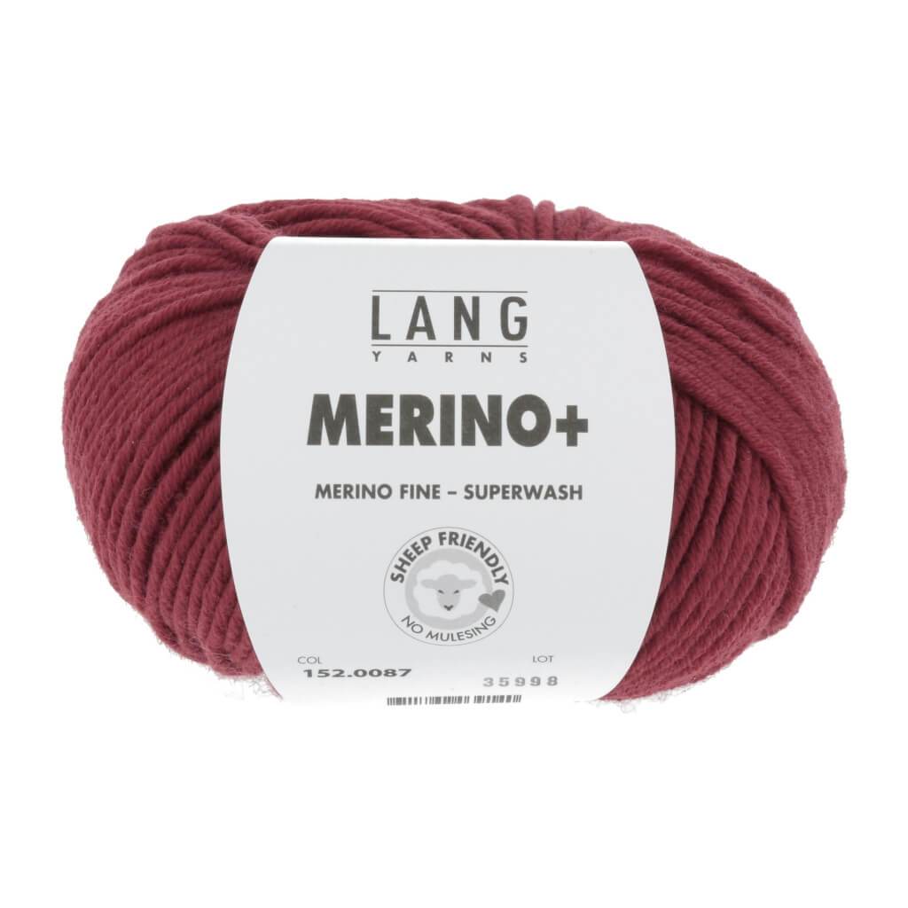 Lang Yarns Merino+ - 50g 152.0087 - Chianti Lieblingsgarn