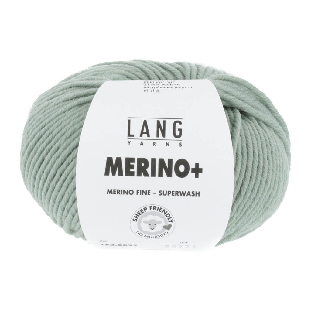 Lang Yarns Merino+ - 50g 152.0092 - Hellsalbei Lieblingsgarn