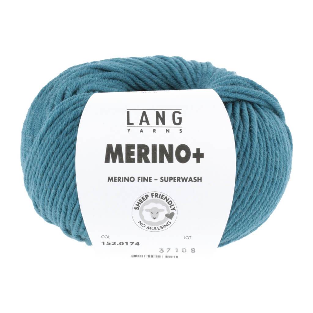 Lang Yarns Merino+ - 50g 152.0174 - Atlantik Lieblingsgarn