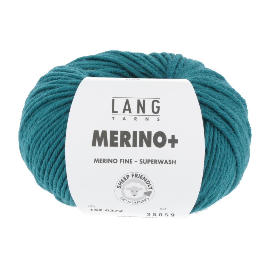 Lang Yarns Merino+ - 50g 152.0272 - Türkis Dunkel Lieblingsgarn