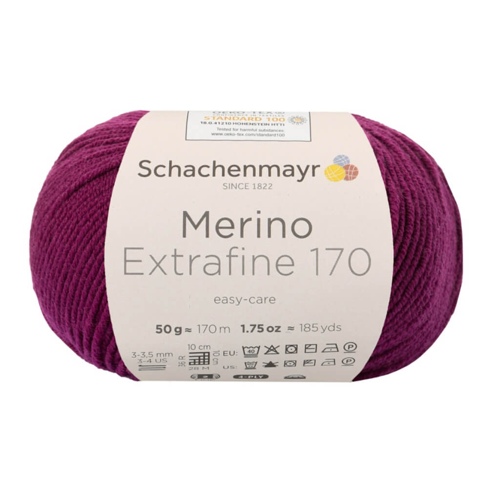 Schachenmayr Merino Extrafine 170 33 - Burgund Lieblingsgarn