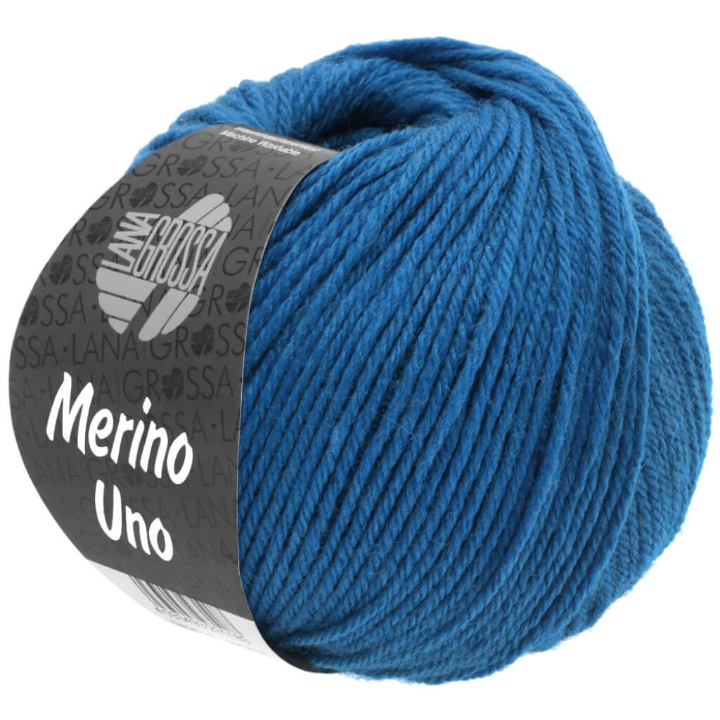 Lana Grossa Merino Uno 50 g 24 - Enzianblau Lieblingsgarn