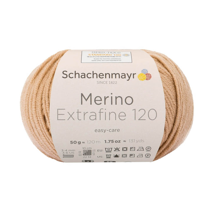 Schachenmayr Merino Extrafine 120 - Merinogarn 105 - Kamel Lieblingsgarn