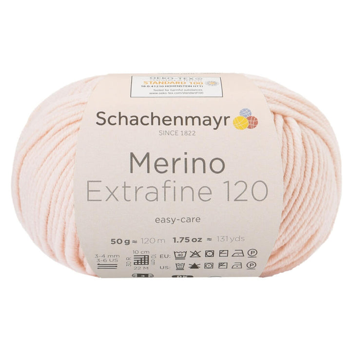 Schachenmayr Merino Extrafine 120 - Merinogarn 124 - Teint Lieblingsgarn