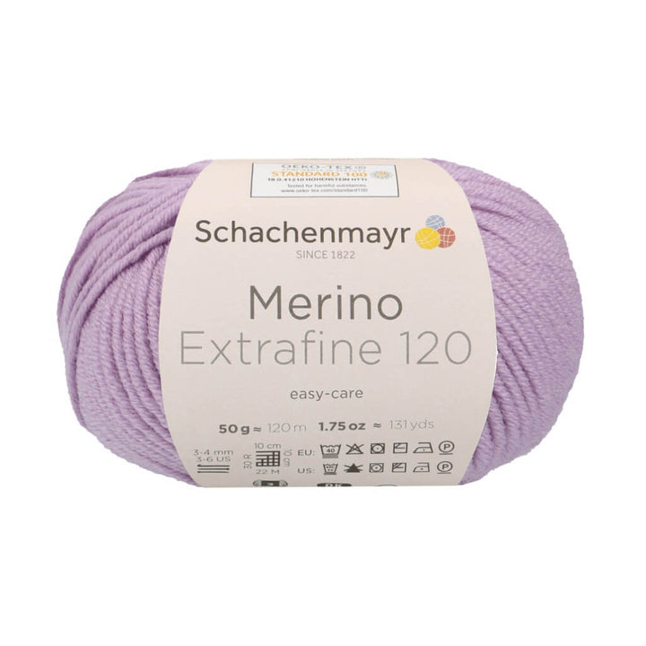 Schachenmayr Merino Extrafine 120 - Merinogarn 145 - Flieder Lieblingsgarn