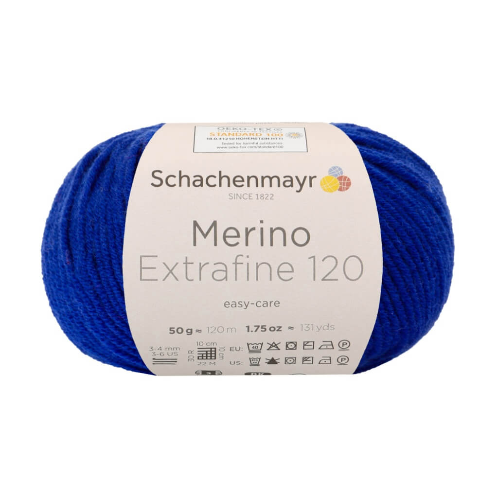 Schachenmayr Merino Extrafine 120 - Merinogarn 153 - Enzian Lieblingsgarn