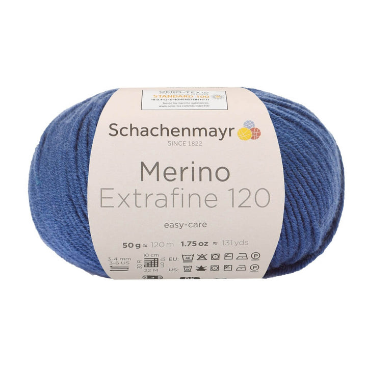 Schachenmayr Merino Extrafine 120 - Merinogarn 155 - Navy Lieblingsgarn