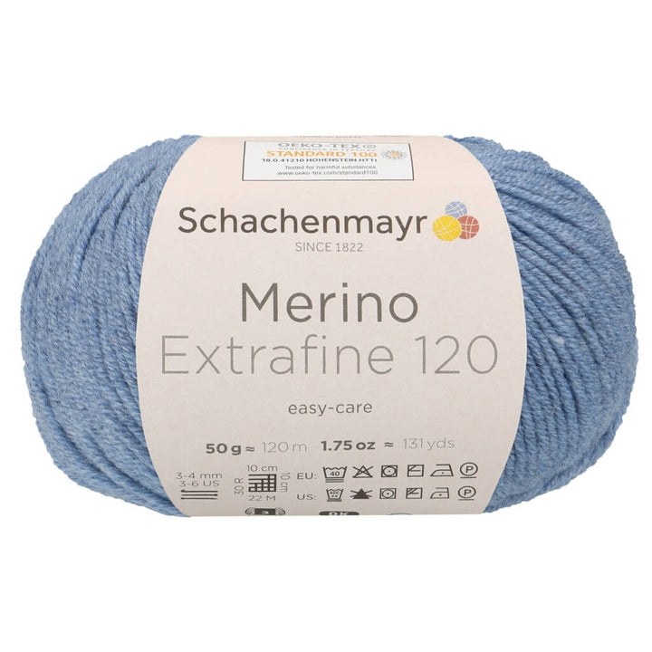 Schachenmayr Merino Extrafine 120 - Merinogarn 156 - Wolke Meliert Lieblingsgarn