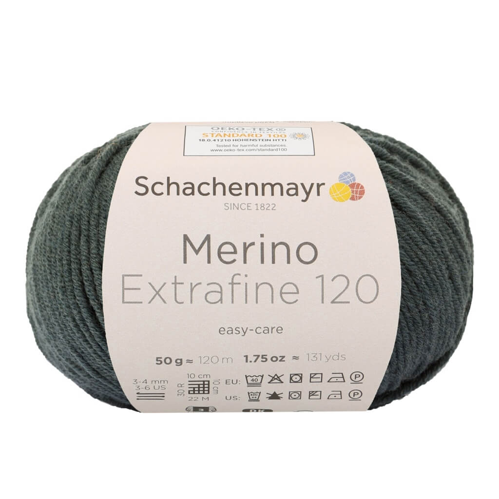 Schachenmayr Merino Extrafine 120 - Merinogarn 171 - Oliv Lieblingsgarn