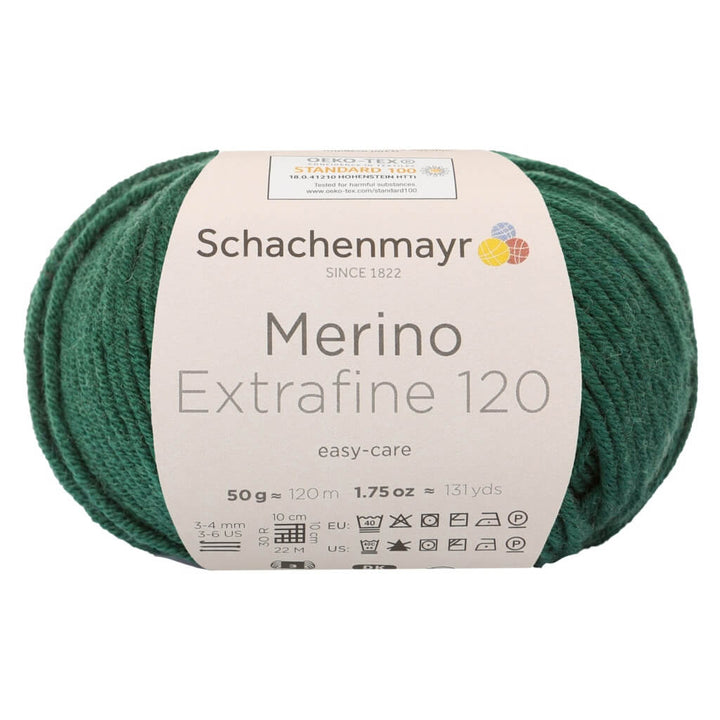 Schachenmayr Merino Extrafine 120 - Merinogarn 172 - Tanne Lieblingsgarn
