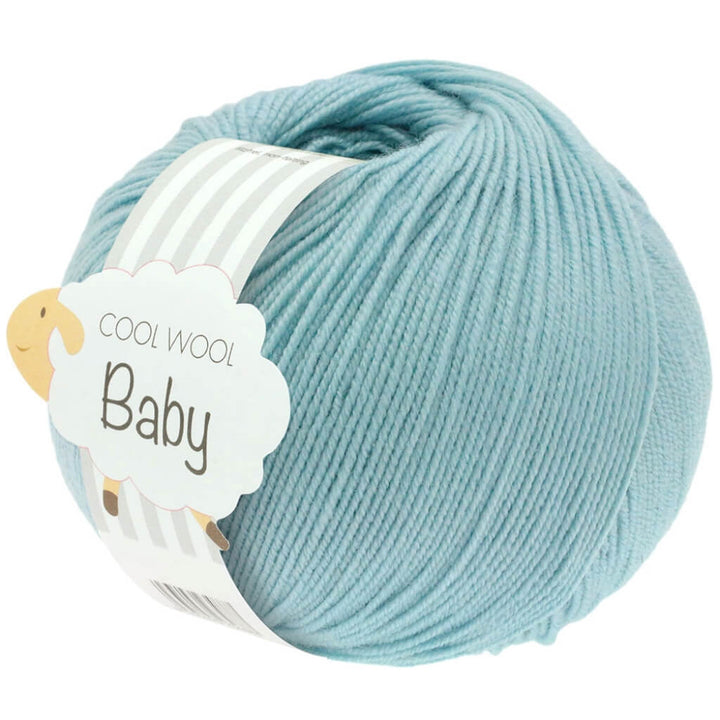 Lana Grossa Cool Wool Baby 50 g 261 - Mint Lieblingsgarn