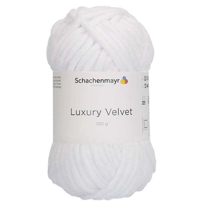 Schachenmayr Luxury Velvet 100g 1 - Polar Bear Lieblingsgarn