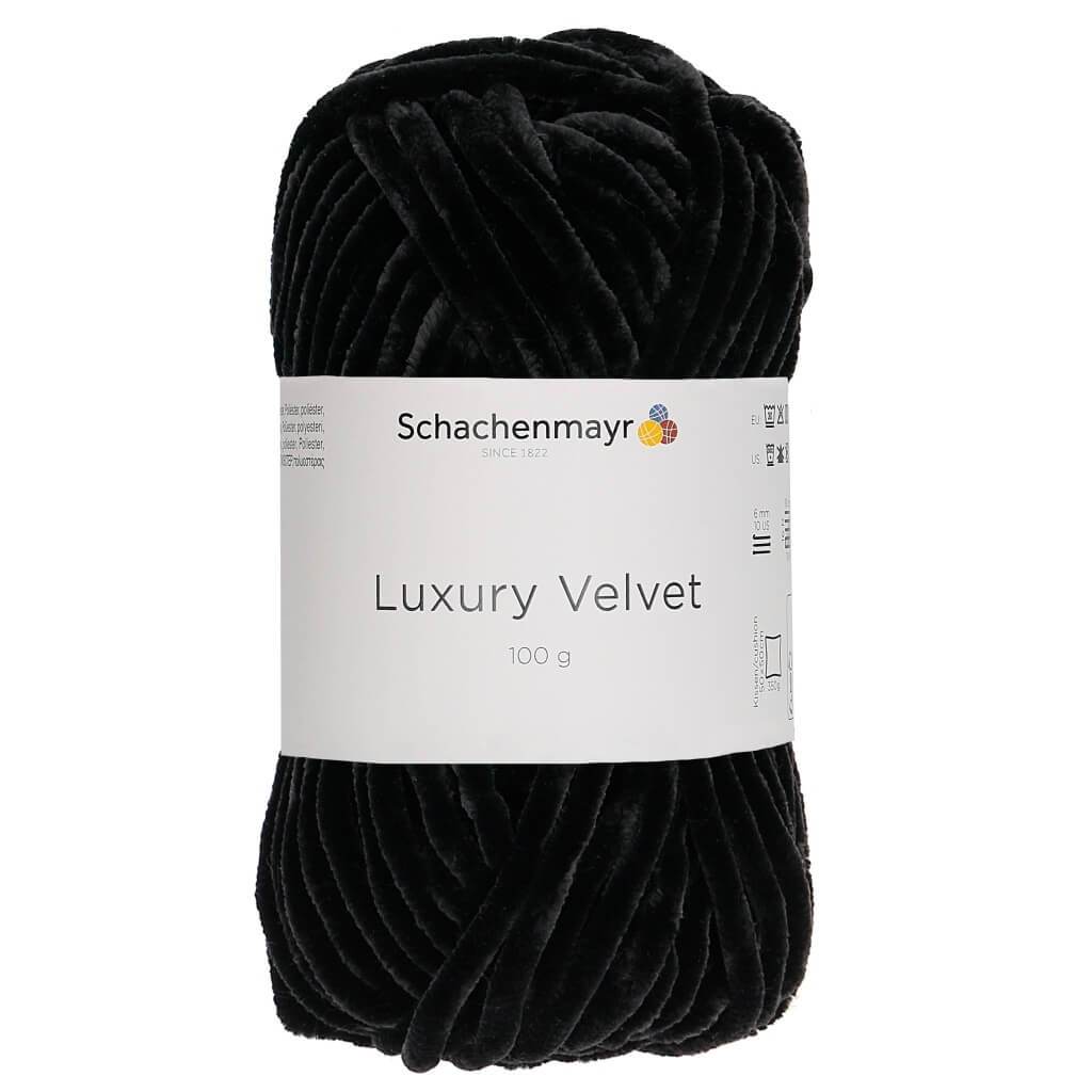 Schachenmayr Luxury Velvet 100g 99 - Black Sheep Lieblingsgarn