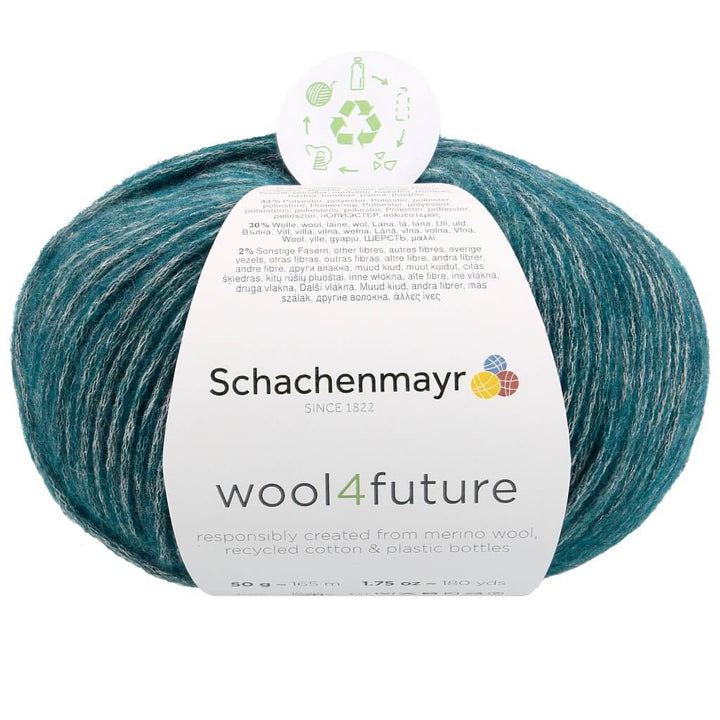 Schachenmayr wool4future 50g 65 - Teal Lieblingsgarn