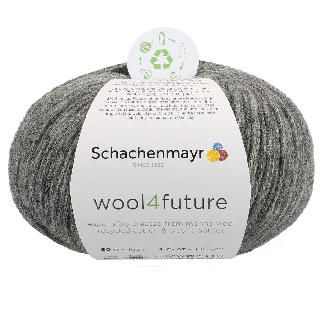 Schachenmayr wool4future 50g 98 - Anthracite Lieblingsgarn