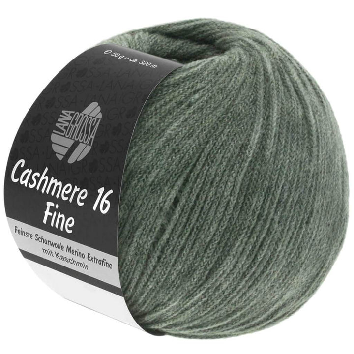 Lana Grossa Cashmere 16 Fine 50 g 34 - Graugrün Lieblingsgarn