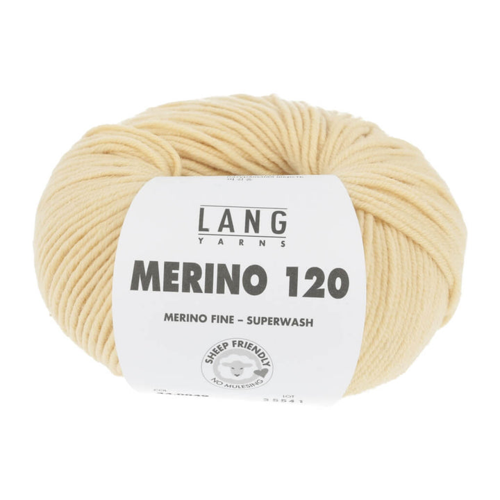 Lang Yarns Merino 120 - 50g 34.0049 - Hellgelb Lieblingsgarn