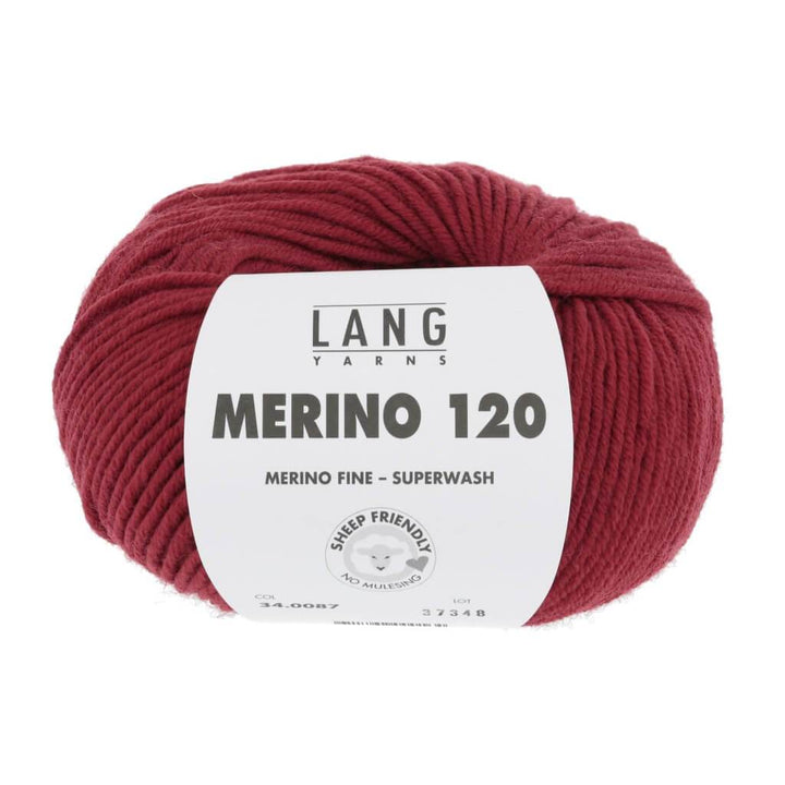 Lang Yarns Merino 120 - 50g 34.0087 - Chianti Lieblingsgarn