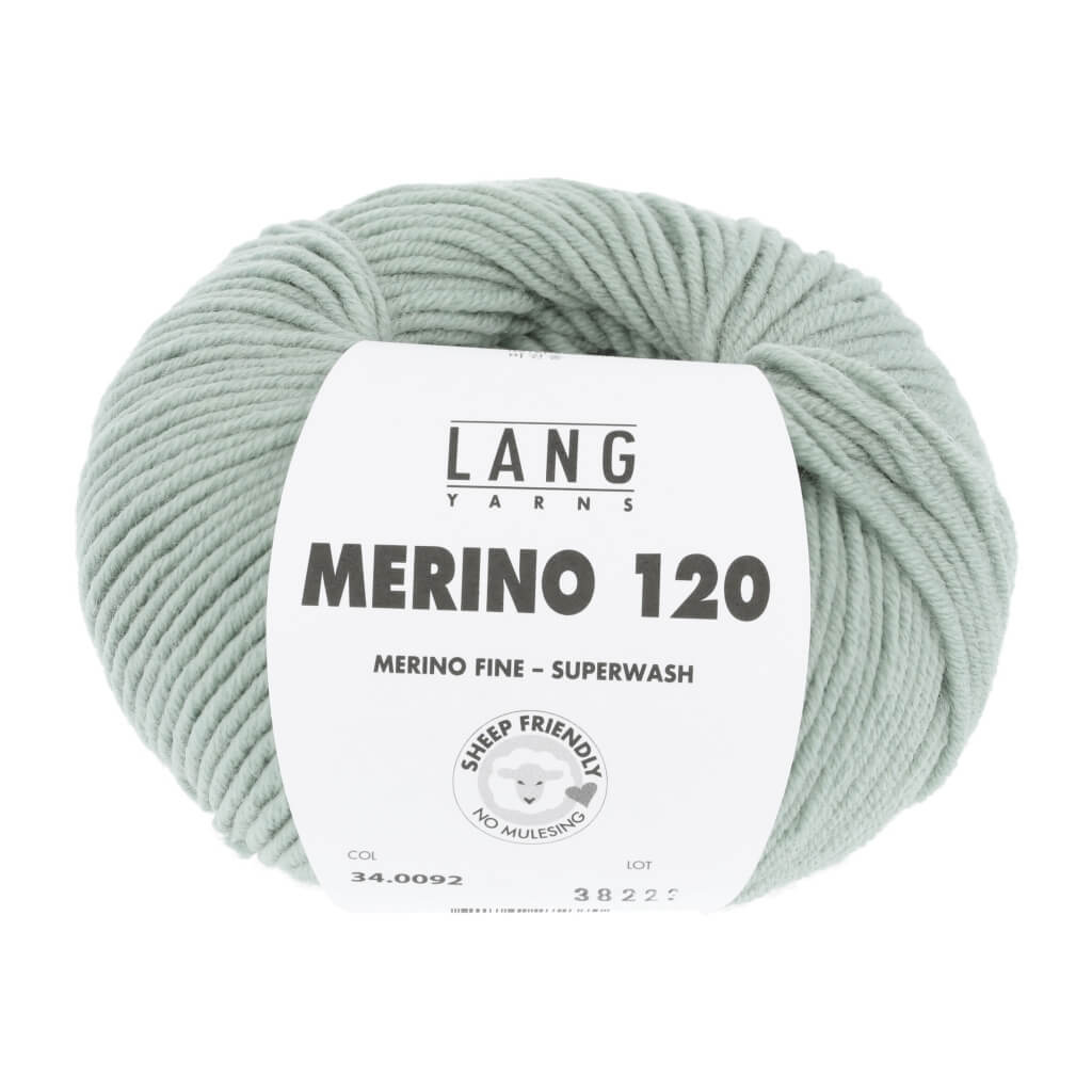 Lang Yarns Merino 120 - 50g 34.0092 - Hellsalbei Lieblingsgarn