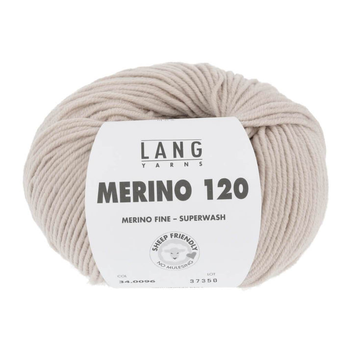 Lang Yarns Merino 120 - 50g 34.0096 - Hellbeige Lieblingsgarn