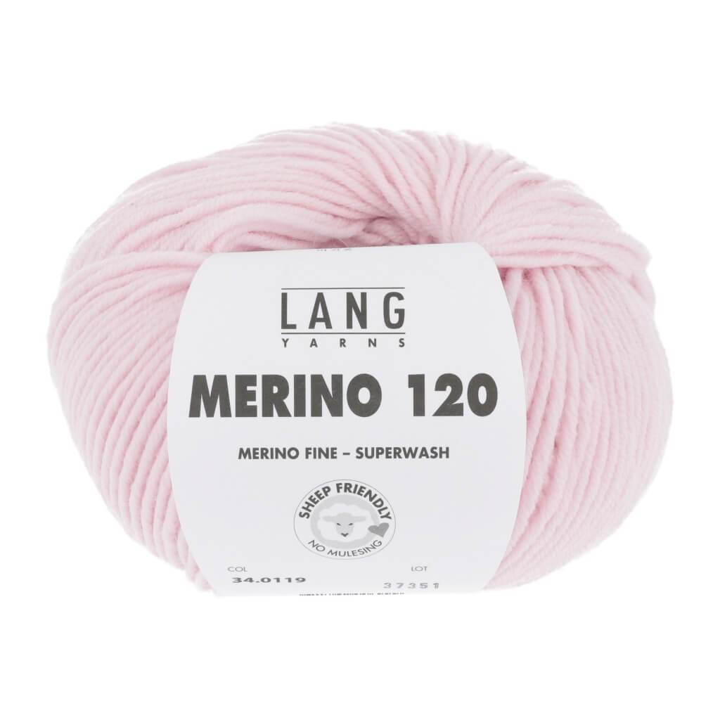 Lang Yarns Merino 120 - 50g 34.0119 - Hellrosa Lieblingsgarn