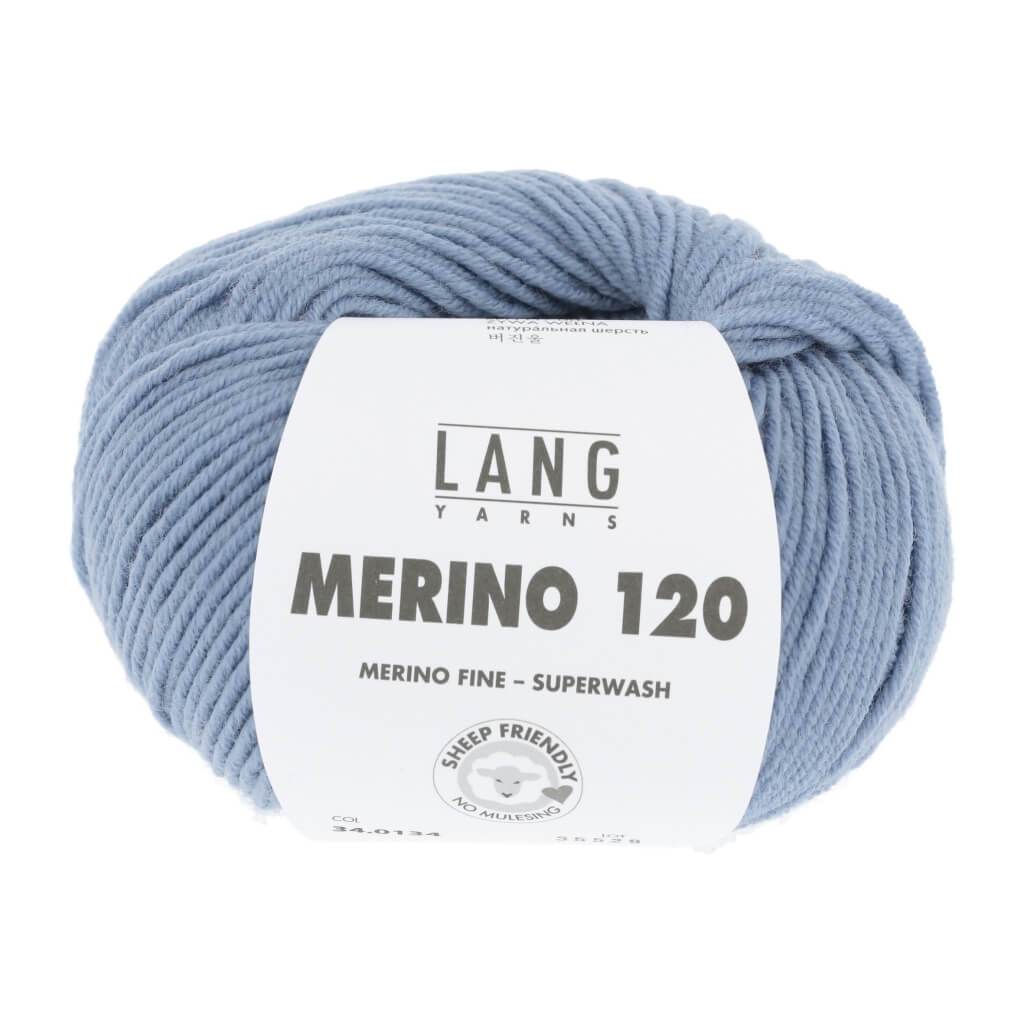 Lang Yarns Merino 120 - 50g 34.0134 - Jeans Hell Lieblingsgarn