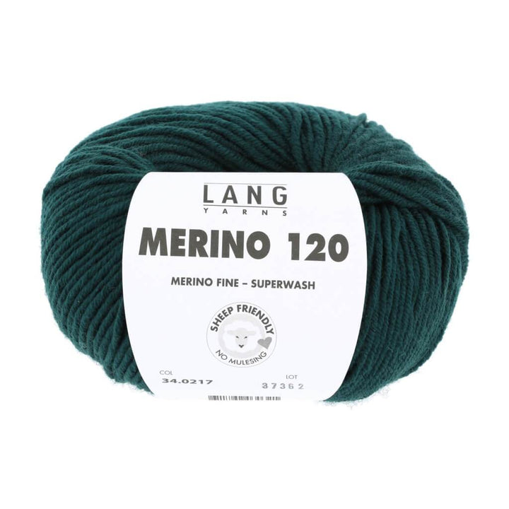 Lang Yarns Merino 120 - 50g 34.0217 - Tanne Lieblingsgarn