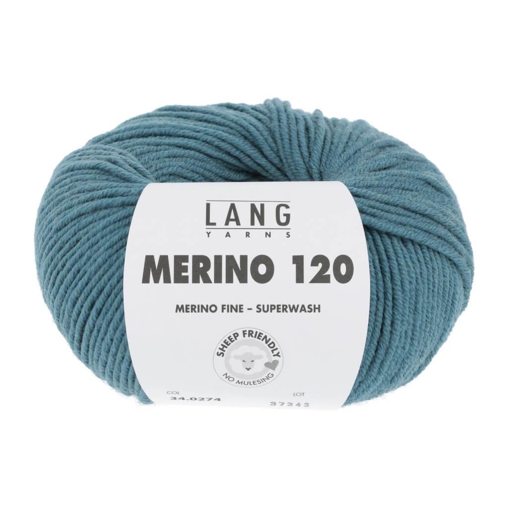 Lang Yarns Merino 120 - 50g 34.0274 - Atlantik Lieblingsgarn