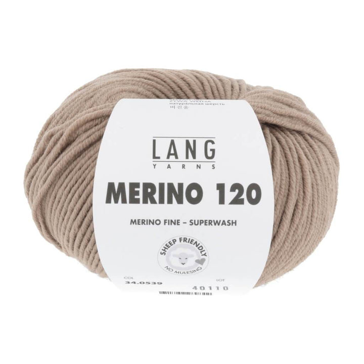 Lang Yarns Merino 120 - 50g 34.0539 - Camel Hell Lieblingsgarn
