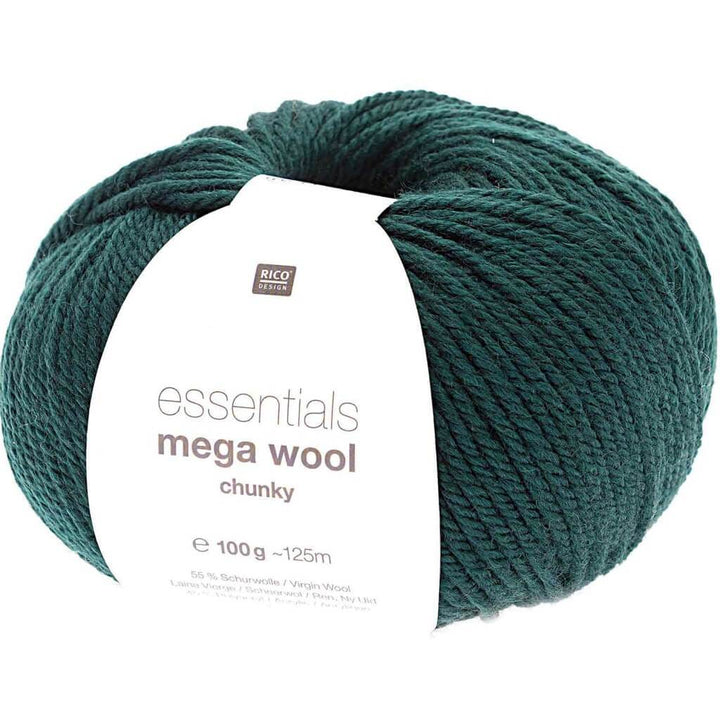 Rico Design Essentials Mega Wool Chunky 100g 027 - Efeu Lieblingsgarn