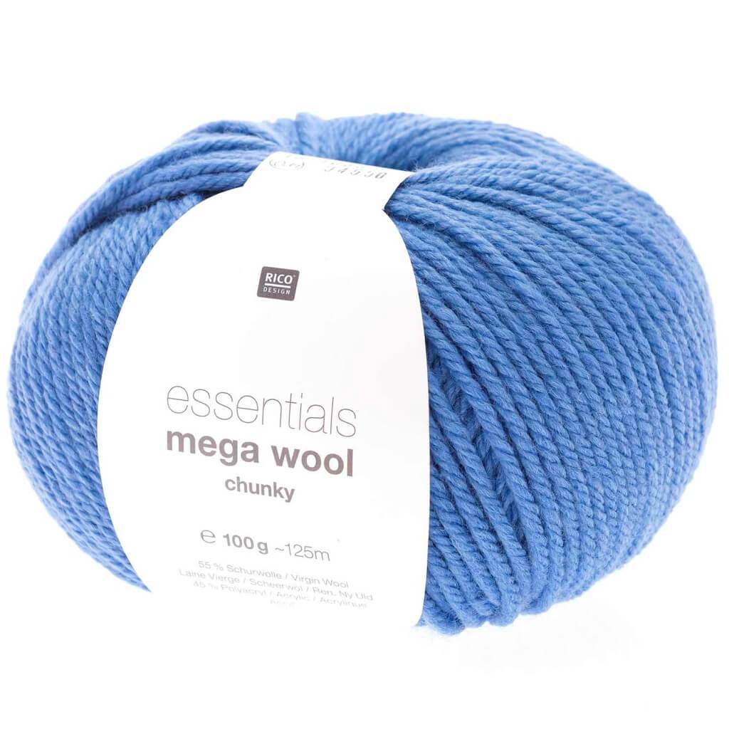 Rico Design Essentials Mega Wool Chunky 100g 019 - Azur Lieblingsgarn