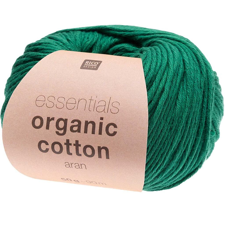 Rico Design Essentials Organic Cotton Aran 50g 016 - Efeu Lieblingsgarn