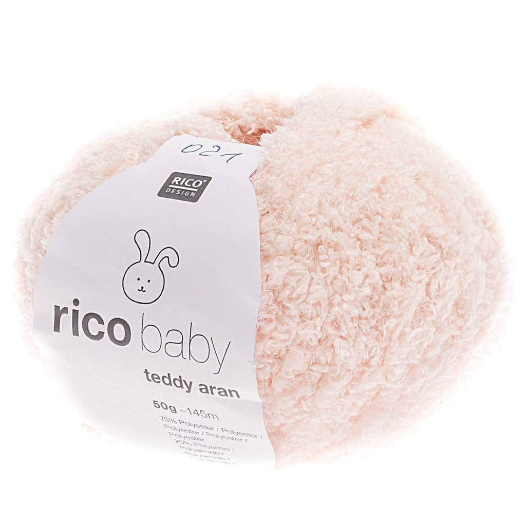 Rico Design Baby Teddy Aran 50 g 021 - Puder Lieblingsgarn