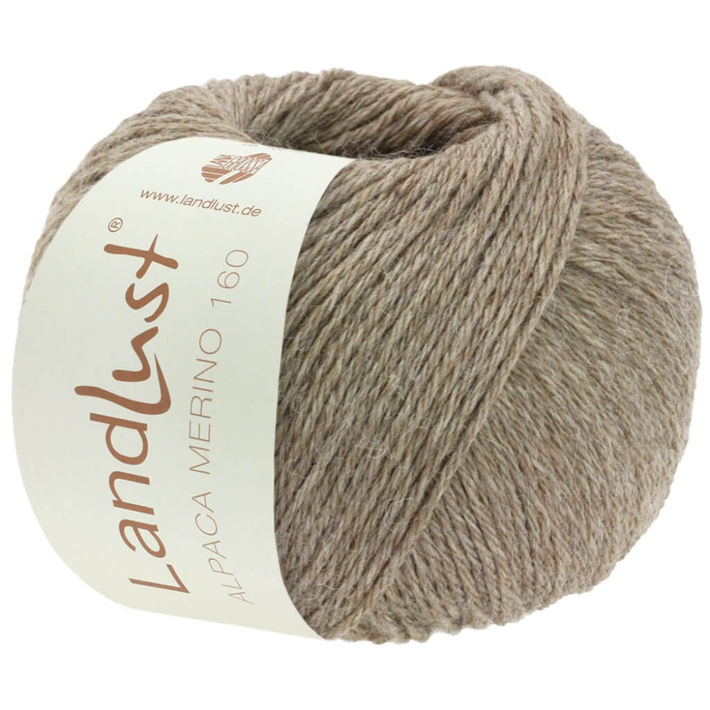 Lana Grossa Landlust Alpaka Merino 160 50 g 404 - Taupe Lieblingsgarn