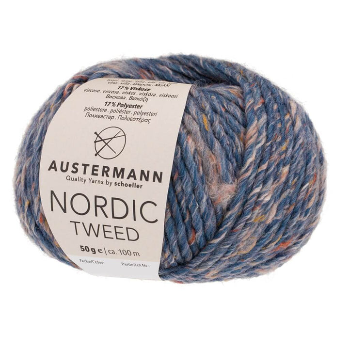 Austermann Nordic Tweed 50g 8 - Jeans Lieblingsgarn