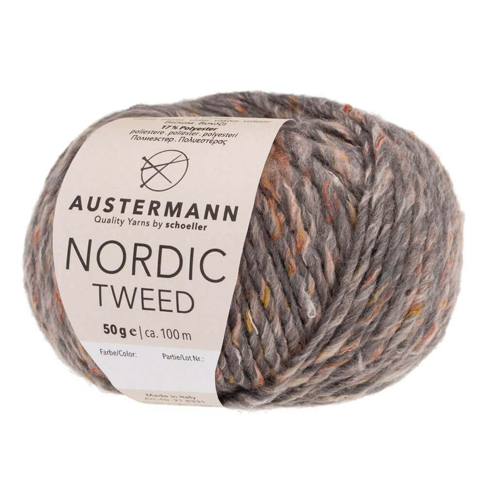 Austermann Nordic Tweed 50g 5 - Grau Lieblingsgarn