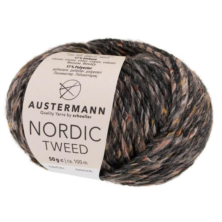 Austermann Nordic Tweed 50g 6 - Anthrazit Lieblingsgarn