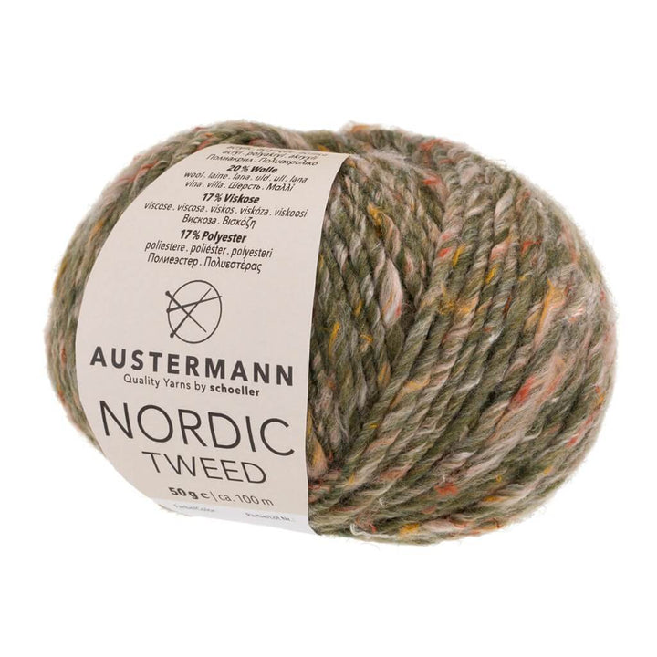 Austermann Nordic Tweed 50g 11 - Khaki Lieblingsgarn