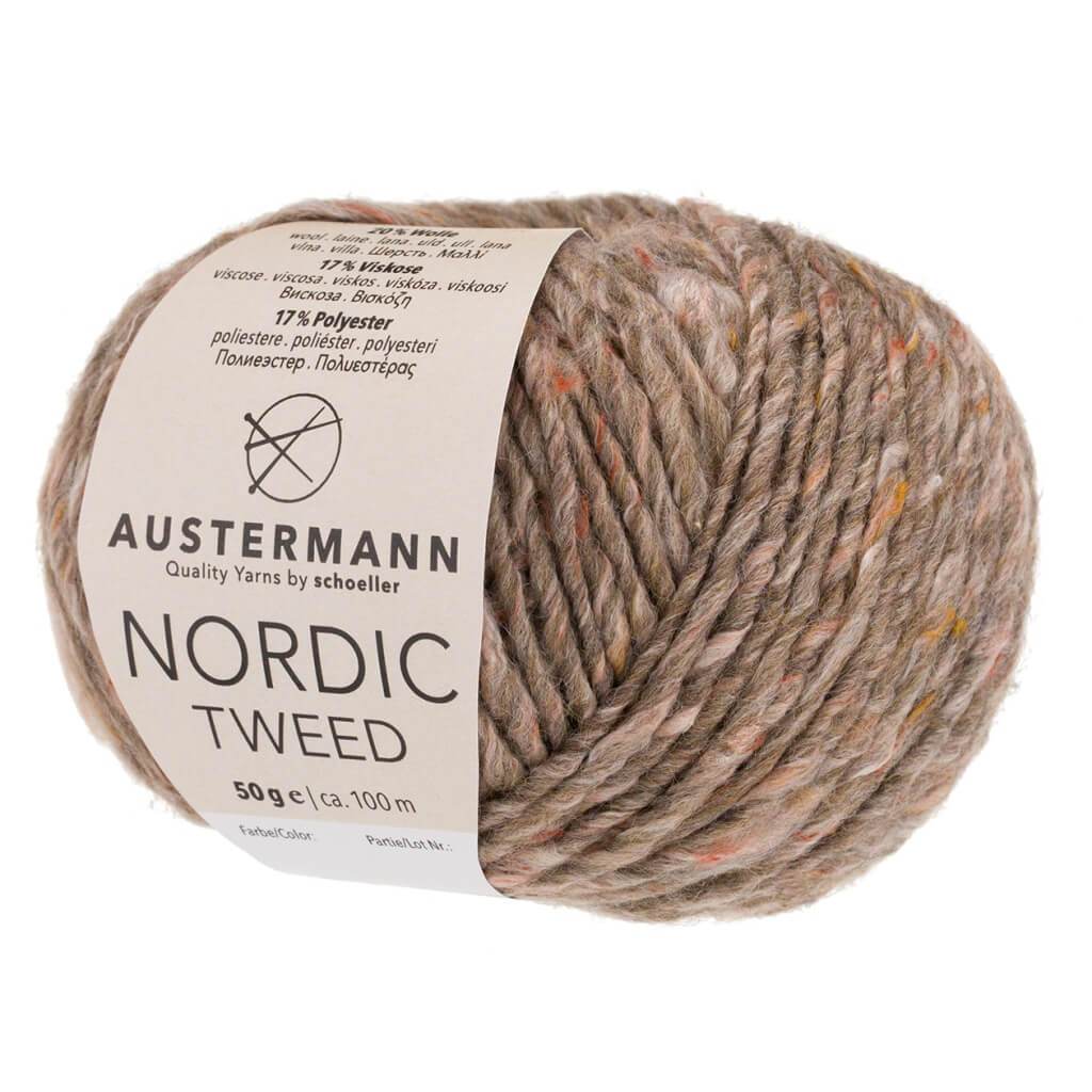Austermann Nordic Tweed 50g 12 - Erde Lieblingsgarn