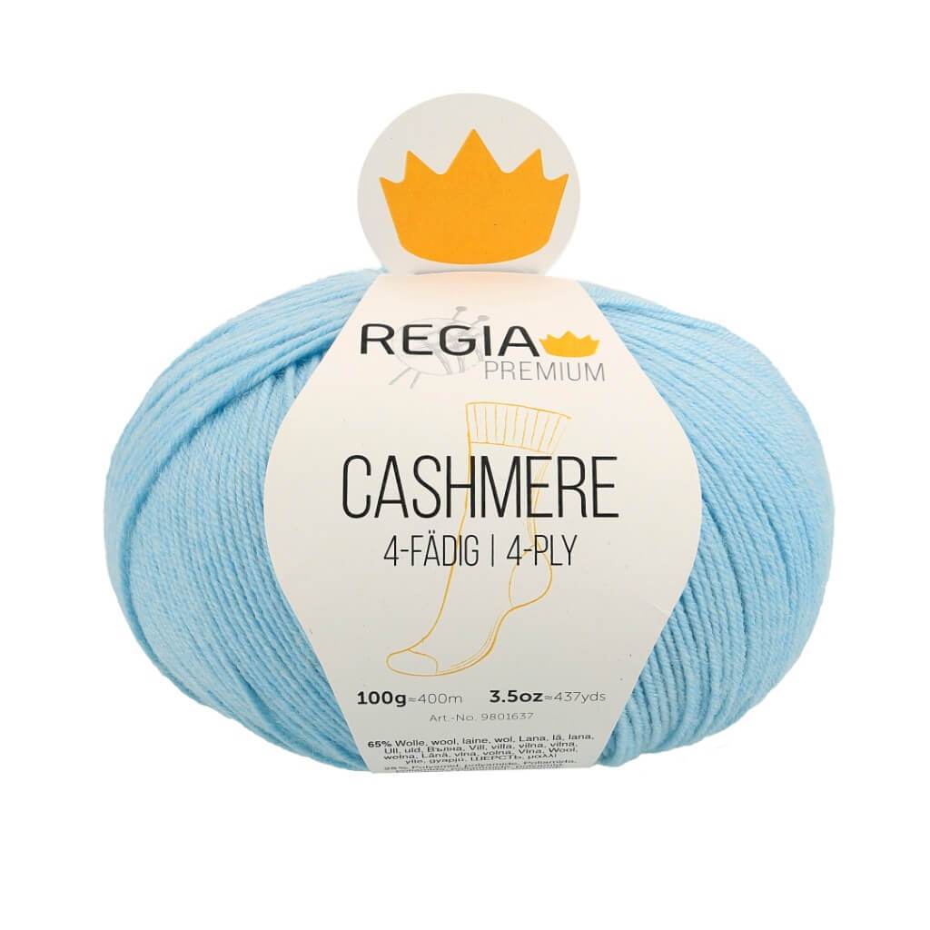 Schachenmayr Regia Premium Cashmere 4-Fädig 52 - Sky Blue Lieblingsgarn