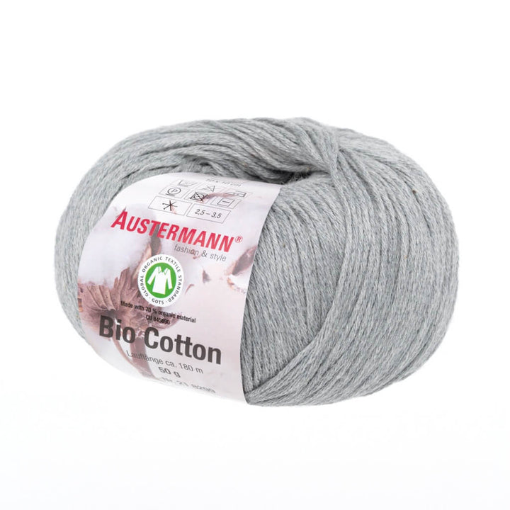 Austermann Bio Cotton 50g 7 - Graumeliert Lieblingsgarn
