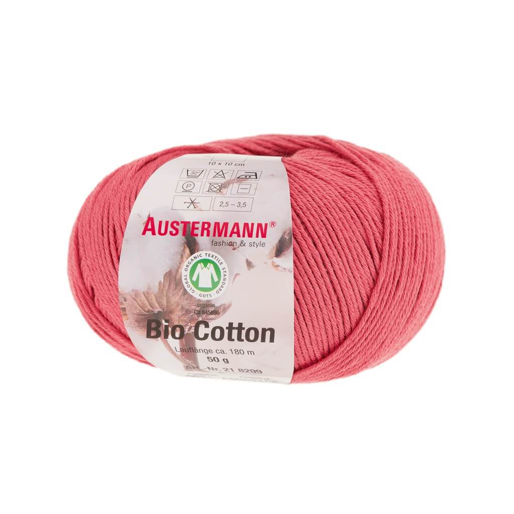 Austermann Bio Cotton 50g 21 - Koralle Lieblingsgarn